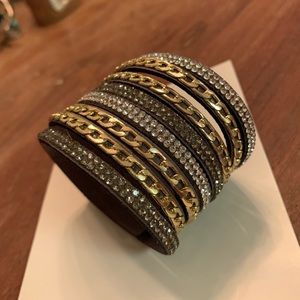 Blingy strap bracelet